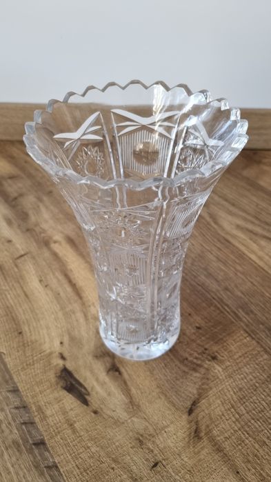 Wazon kryształowy PRL, stary wazon kryształ