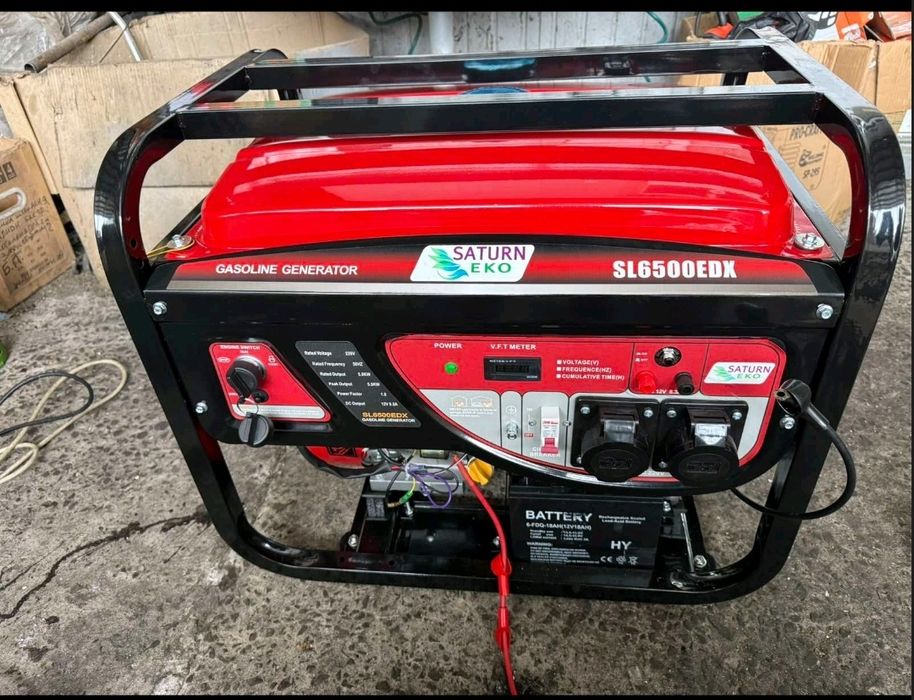 HONDA 6.5 кВт двигун електростарт бензиновий GASOLIN SL6500EDX  КРЕДИТ