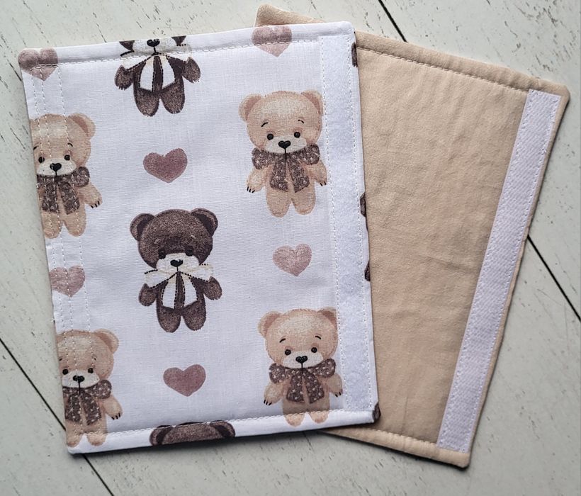 Ochraniacze na pasy. Komplet bawełniany.