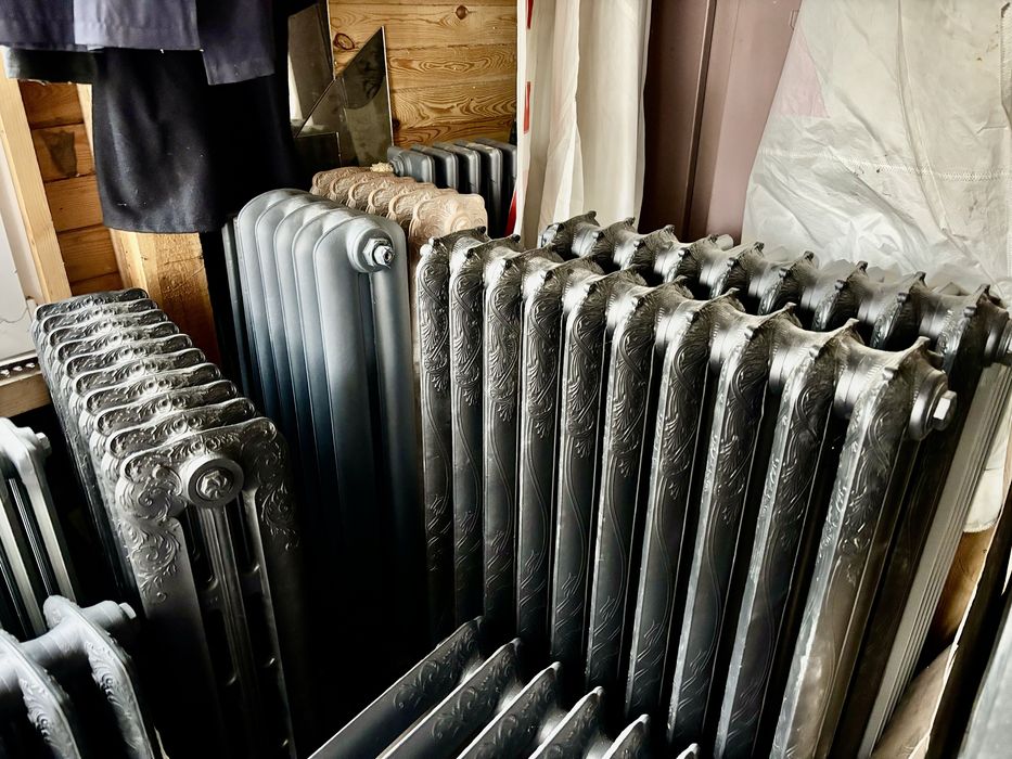 Grzejniki zeliwne zdobione loft zabytkowe artdeco
