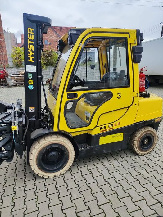 Hyster H3.5FT  wózek widłowy - triplex, stan bardzo dobry