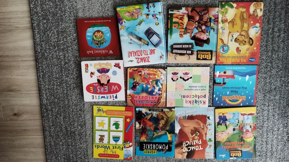 Mix książeczek dla dzieci - 3 zdjęcia.
