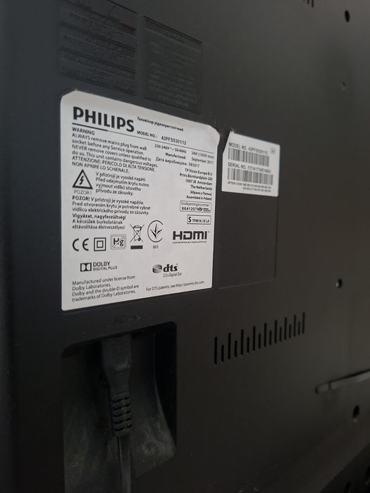 Telewizor Philips 43 cale (Full HD) - w pełni sprawny