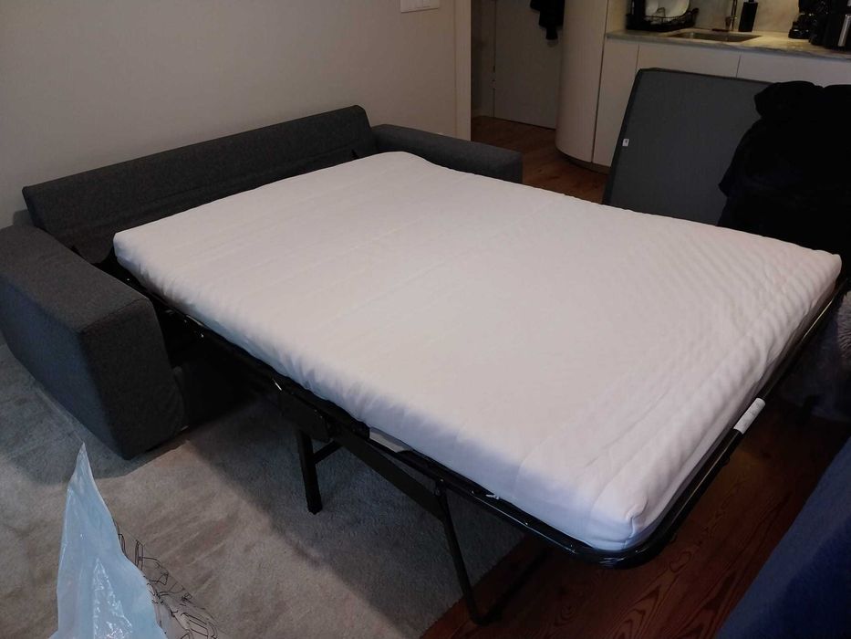 sofá cama aconchegante
