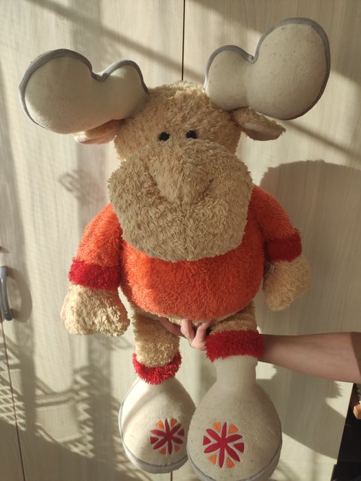 Maskotka z kolekcji Detlef & Rosa łoś NICI Rosa 80cm