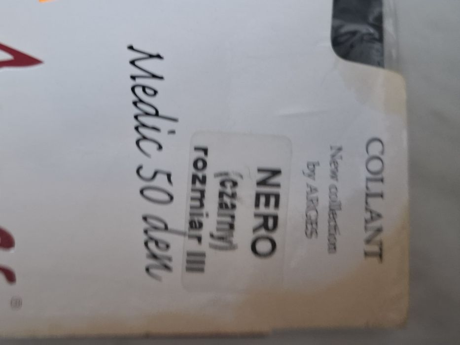 Czarne rajstopy 50 den, r.3