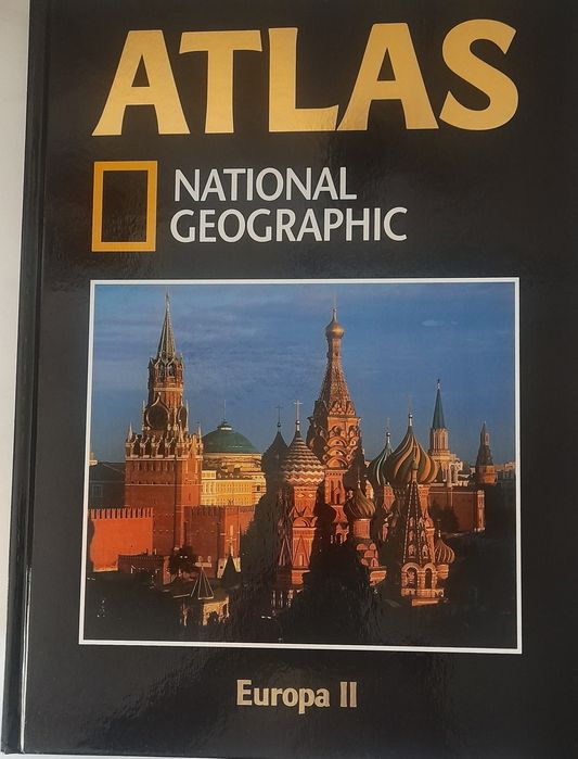 ATLAS - National Geographic I ,II e III Volumes com 27 cm X 36 cm - Excelente estado
