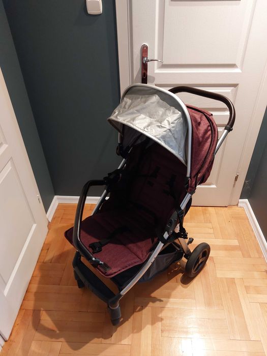 Oyster Zero wózek spacerowy piękny Burgund