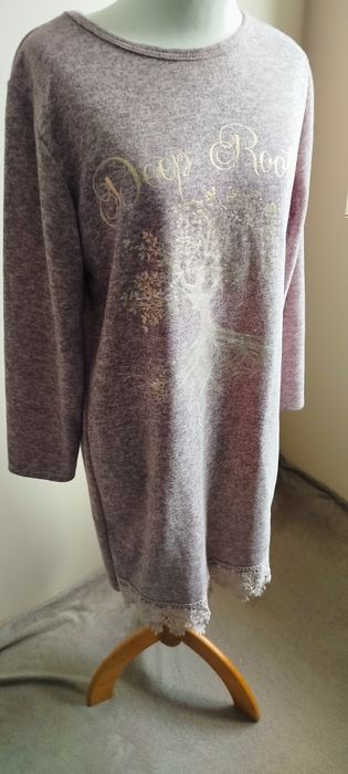 Dzianinowa sukienka wiskozowa xl XXL