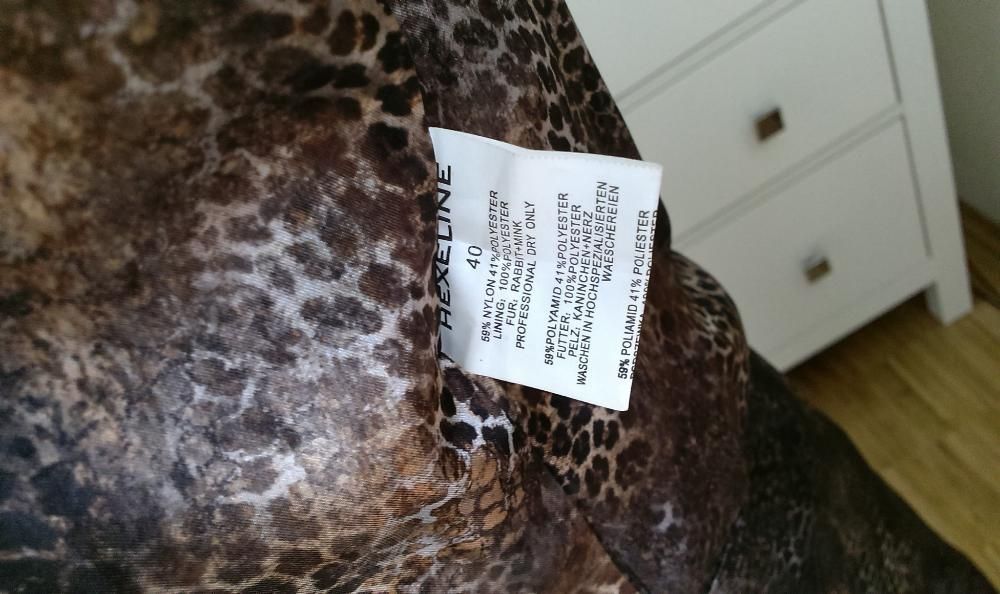 HEXELINE płaszcz NORKI KRÓLICZEK piekny tanio 38