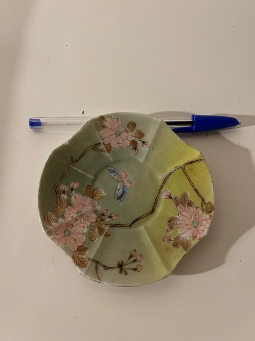 Chávena e pires, conjunto Japonês vintage