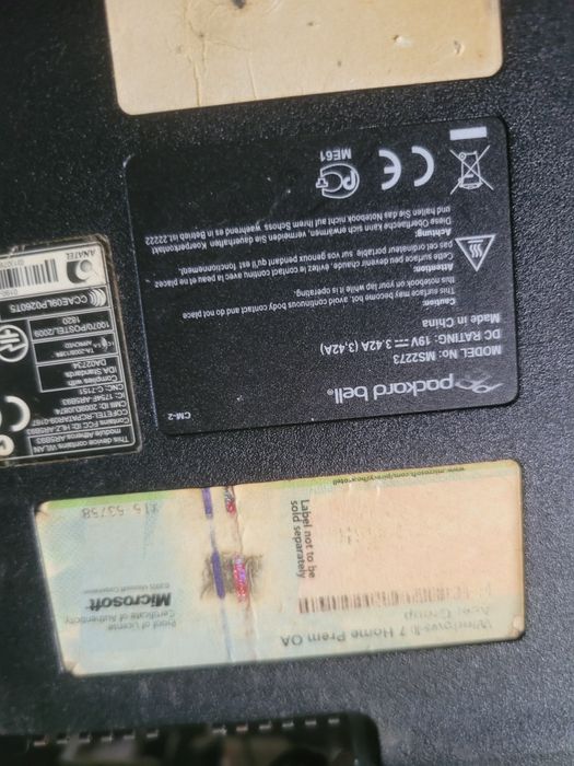 Motherboard packard bell ms2273
