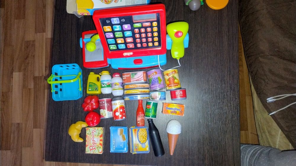 Каса дитяча, інтерактивна, магазин, супермаркет, продукти, smiki