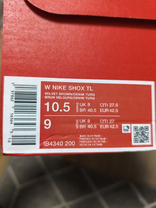 Nowe buty Nike shox tl