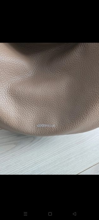 Torebka boho Coccinelle Taupe brązowo beżowa