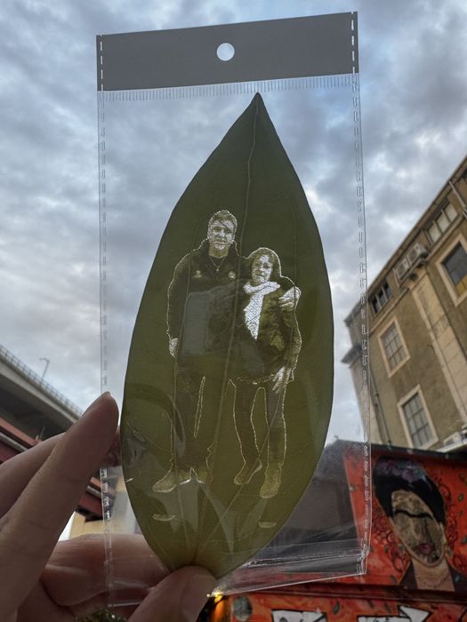 Quadro Personalizado em Folha Natural - Arte Exclusiva