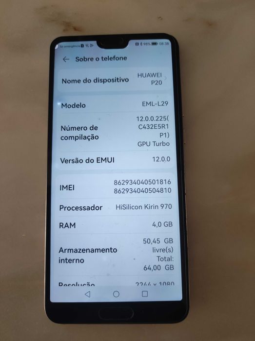Huawei P20 4GB/64GB