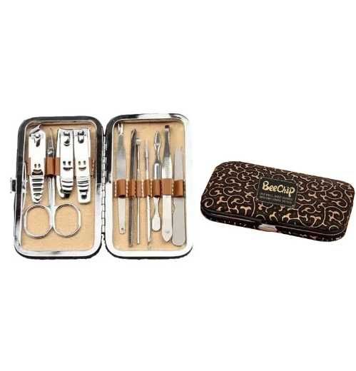 Манікюрний набір ножиці пінцет кусачки 11 шт новий