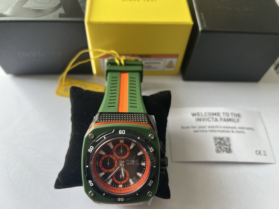 Чоловічий годинник 46 мм Invicta Speedway Men 46107 Японія Quartz