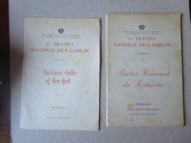 programas antigos ballet  Royal Ballet et