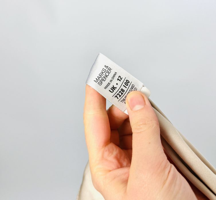 Dwukolorowa sukienka bez rękawów L 40 Marks&Spencer