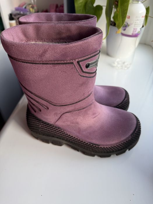 Зимові чоботи на хутрі для дівчинки Husky Alisa Line 31-32 розмір