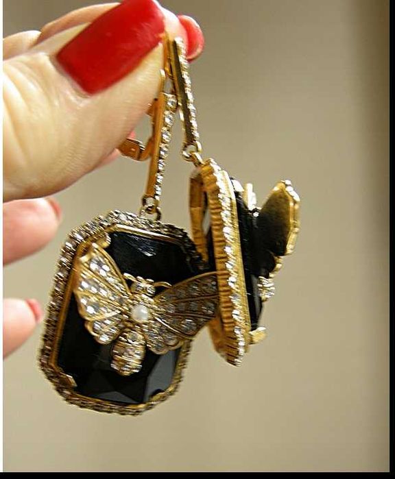 Alexander McQueen kolczyki motyle