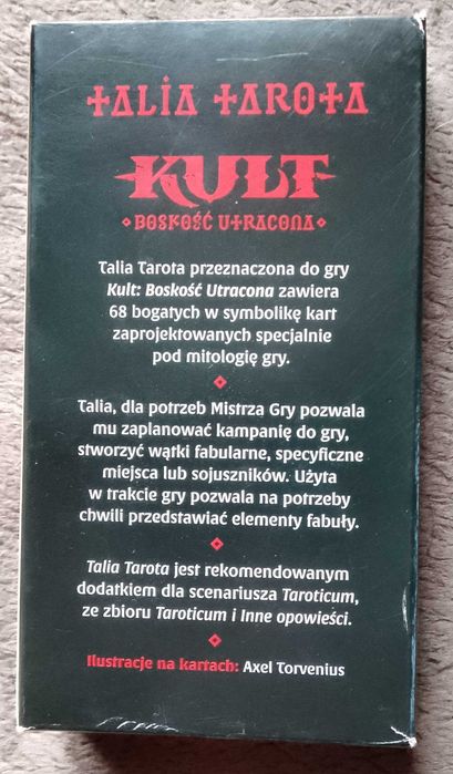 KULT Boskość Utracona talia tarota