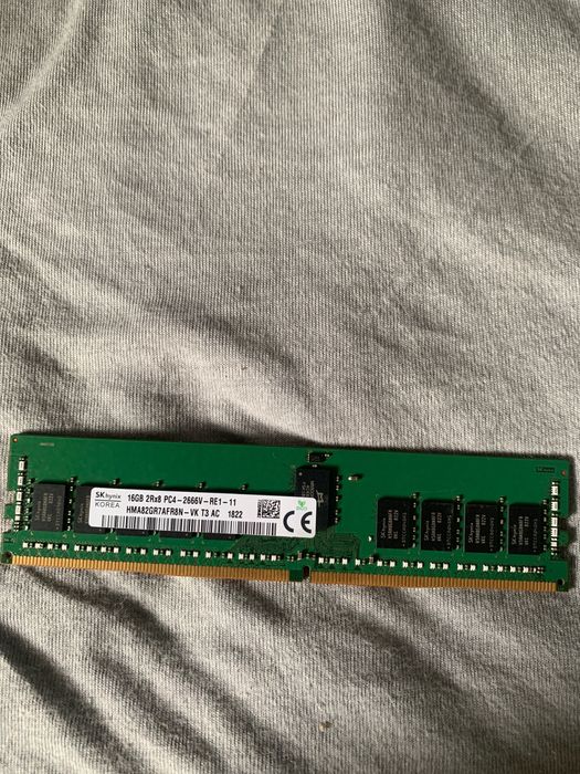 Ram 16Gb 2Rx8 Pc4-2666V ECC