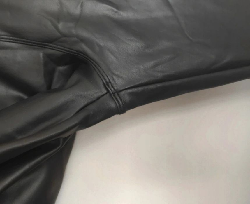 Leginsy eko skóra skajkowe elastyczne ocieplane r.M/L j.nowe