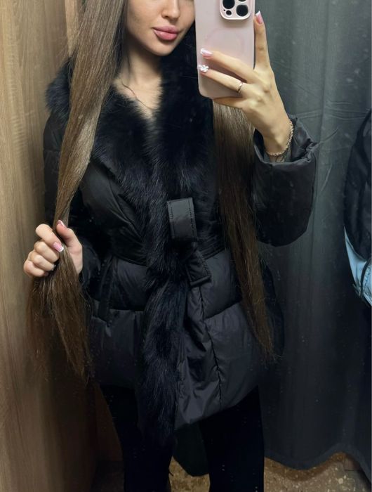 Куртка с мехом лисы