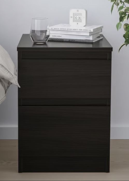 (Mesinha) Mesa de cabeceira ikea preta
