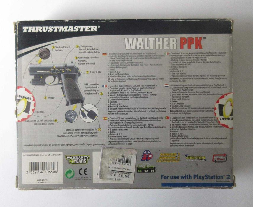 PLAYSTATION 2 PS2 - Pistola Walther PPK