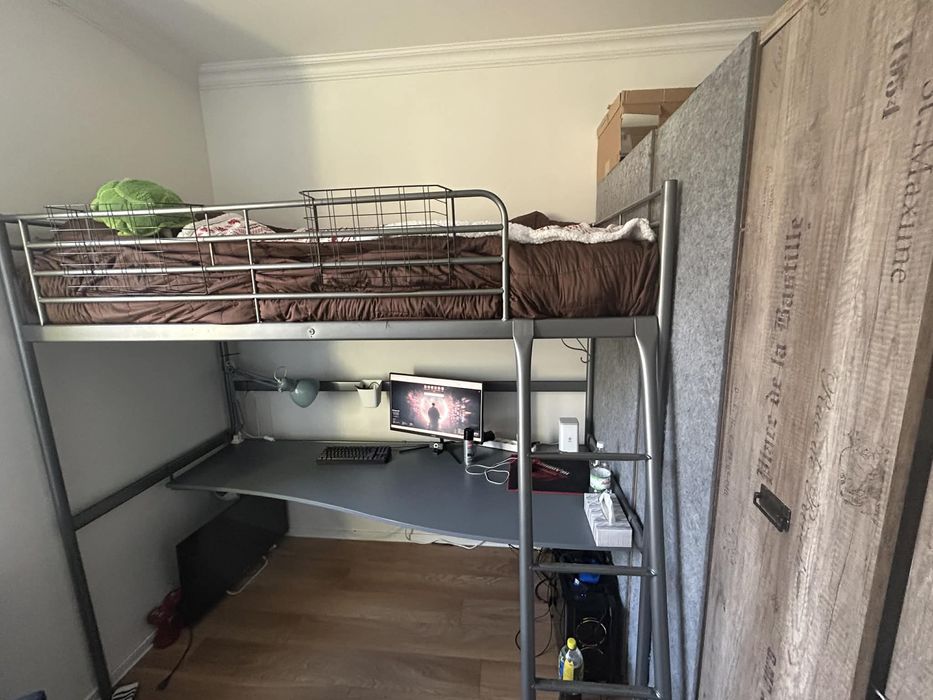IKEA łóżko piętrowe z biurkiem
