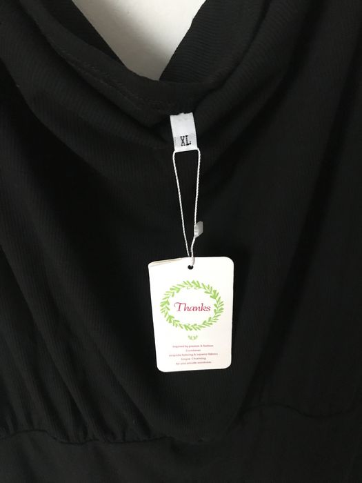Długa sukienka czarna L/XL