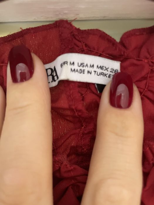 Zara sukienka czerwień rozmiar 38