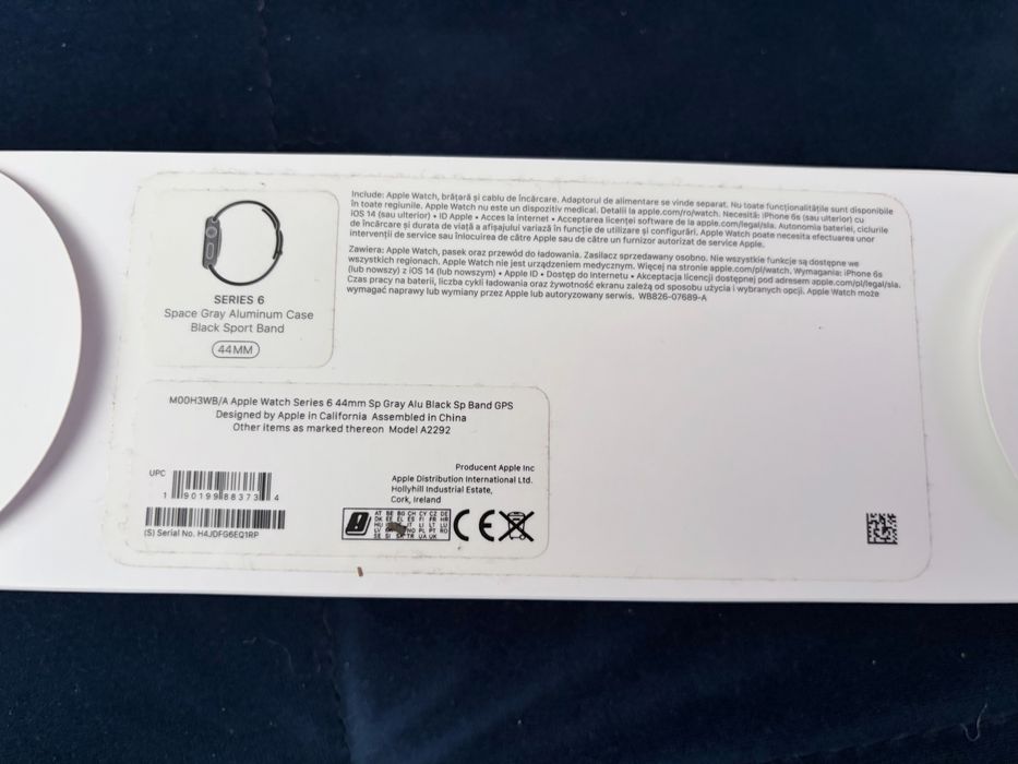 Apple watch 6 44mm Space Grey