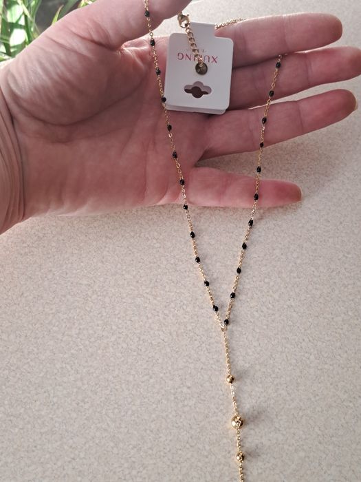 Nowa pozłacana celebrytka naszyjnik krawatka