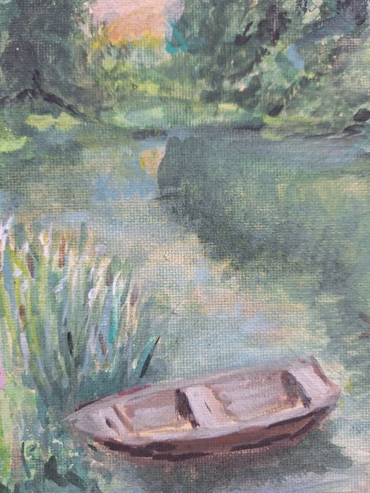 Pintura a Guache sobre Tela