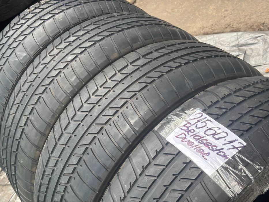 215-60-R17 BRIDGESTONE DUELER комплект летней  резины GERMANY 2022