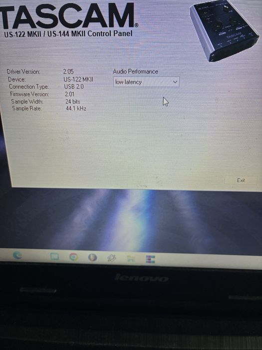 Interfejs audio Tascam US-122MKII interface
