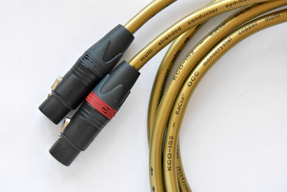 Interkonekt XLR TRS Jack KACSA KCO-IS2 UP-OCC 100 i inne długości