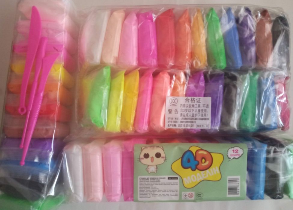 Легкий воздушный пластилин для лепки