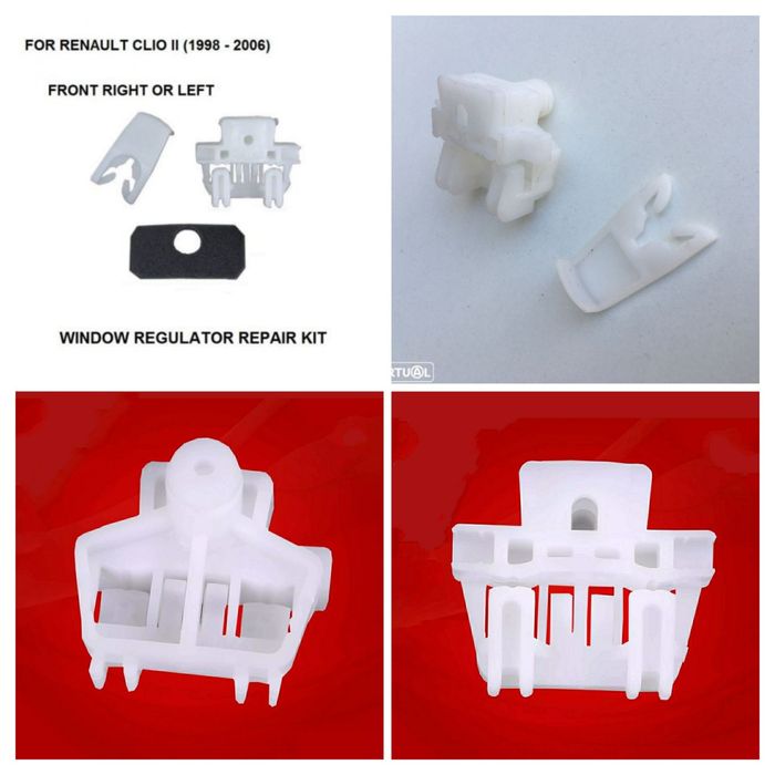 Kit Reparação elevador de vidro Auto Renault Clip Peças - Acessórios