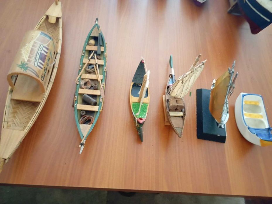 Coleção barcos estáticos