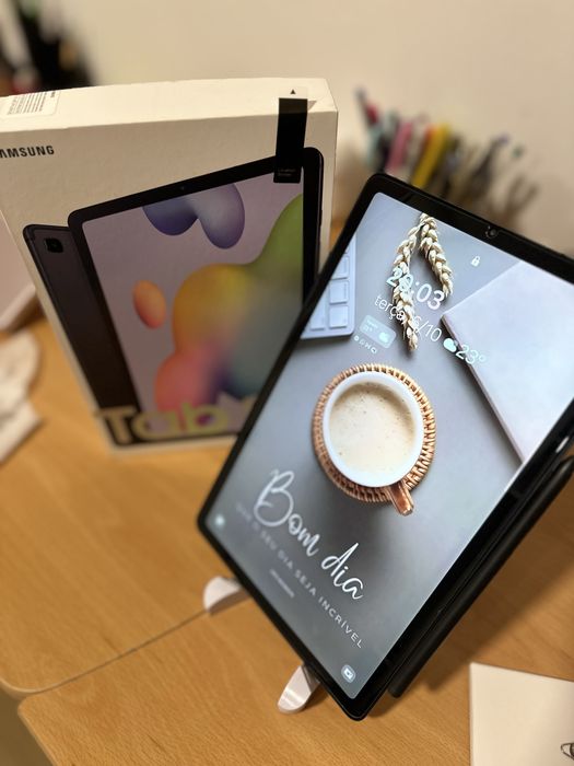 Samsung Galaxy Tab S6 Lite 128GB Preto + Pack Teclado (Impecável)
