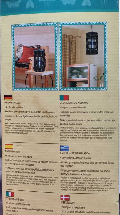 Candeeiro Anti-Mosquito Novo