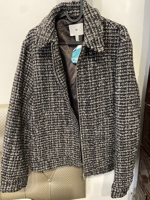 Твідова куртка h&m m/l