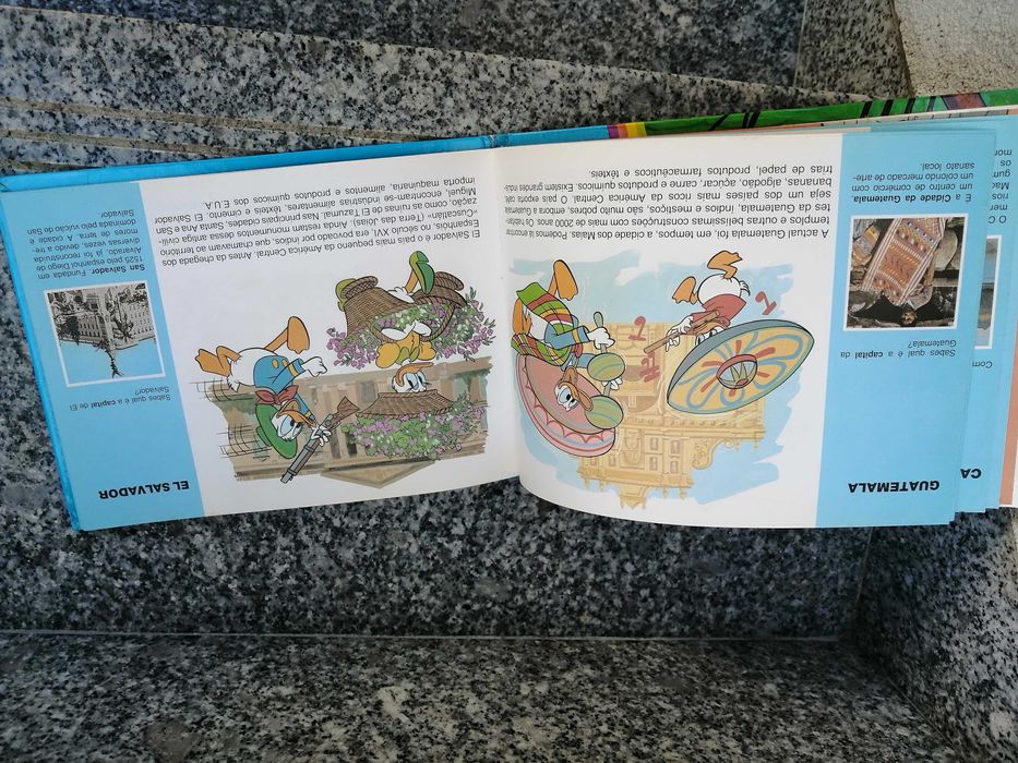 Livro didático Disney conhecer países