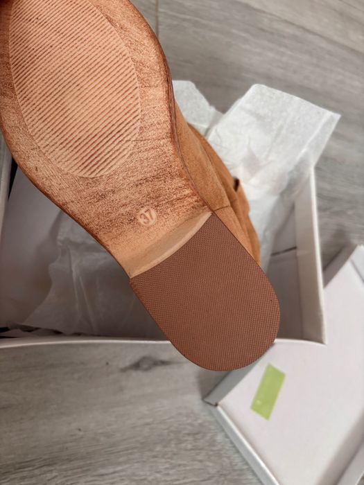 Nowe ocieplane botki z platformą camel rozm 36,39,40 styl zara